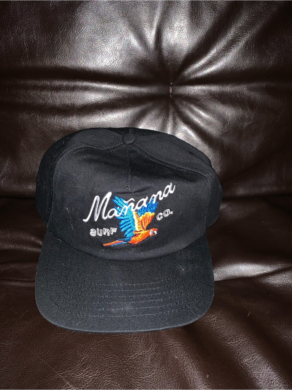 Manana Black and Red Cap